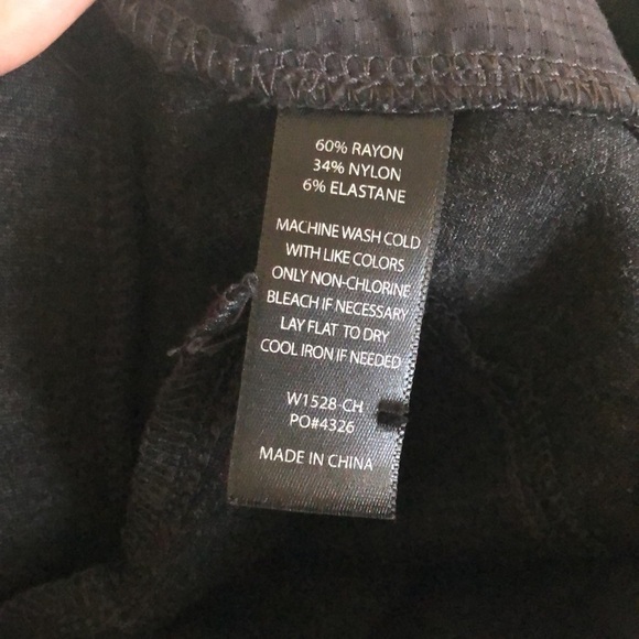 BetaBrand Slim SOHO Joggers M Charcoal Gray Pull On Belt Loops Stretch Knit Yoga - Picture 6 of 6